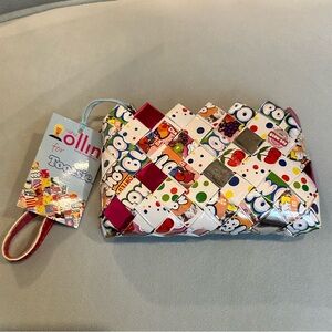 Colorful Candy Wrapper Wristlet